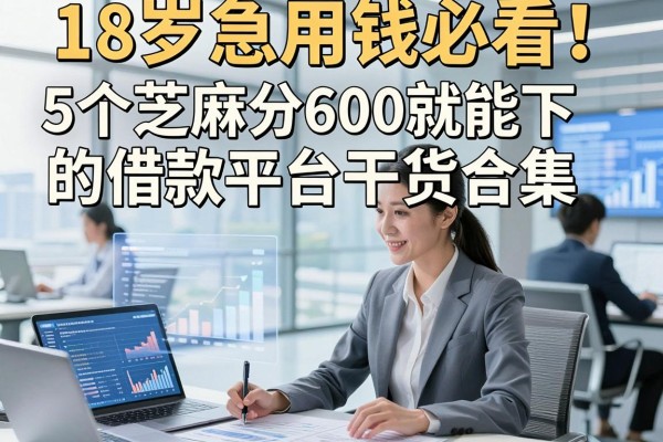 18岁急用钱必看！5个芝麻分600就能下的借款平台干货合集