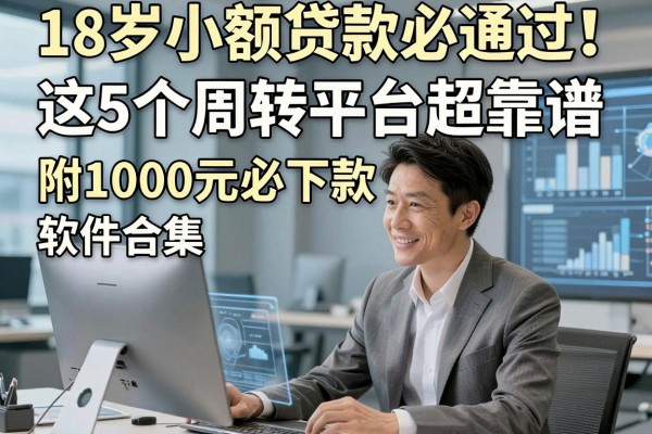 18岁小额贷款必通过!这5个周转平台超靠谱,附1000元必下款软件合集