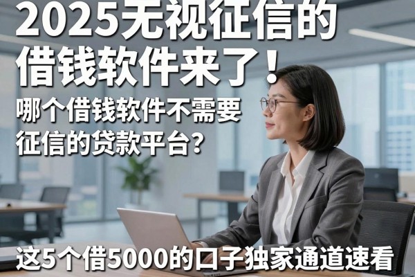 2025无视征信的借钱软件来了!哪个借钱软件不需要征信的贷款平台?这5个借5000的口子独家通道速看