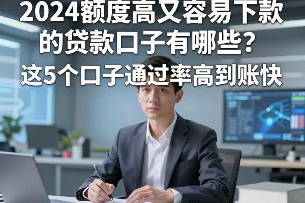 2024额度高又容易下款的贷款口子有哪些?这5个口子通过率高到账快!