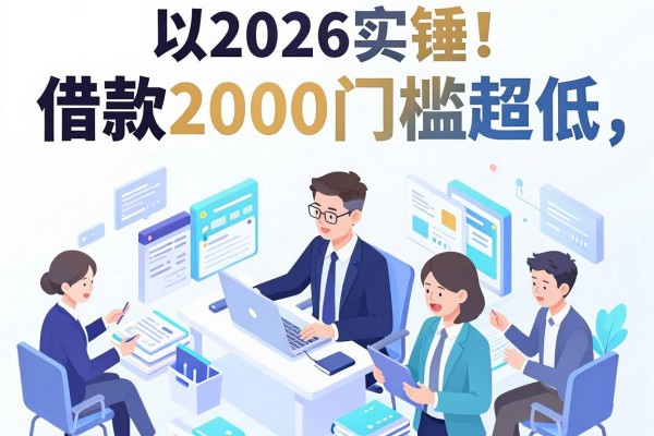 2026实锤!这五个高炮不看征信必下的口子,借款2000门槛超低