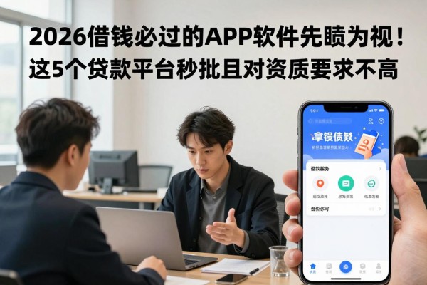 2026借钱必过的APP软件先睹为快！这5个贷款平台秒批且对资质要求不高