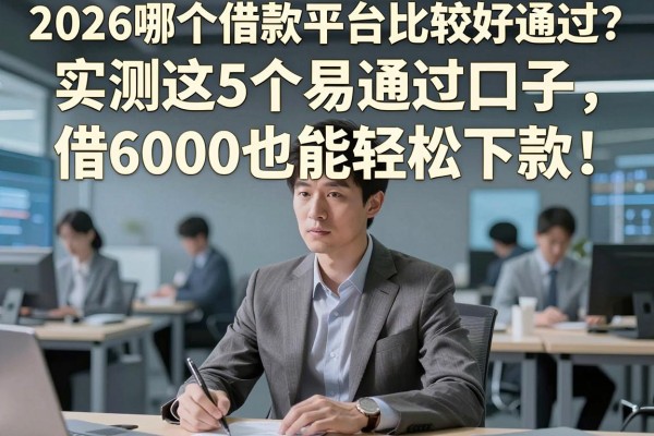 2026哪个借款平台比较好通过?实测这5个易通过口子,借6000也能轻松下款