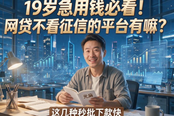 19岁急用钱必看！网贷不看征信的平台有嘛？这几种秒批下款快