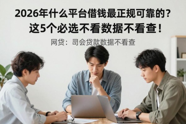 2026年什么平台借钱最正规可靠的？这5个必选不看大数据不看查！