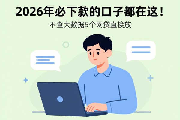 2026年必下款的口子都在这！不查大数据5个网贷直接放
