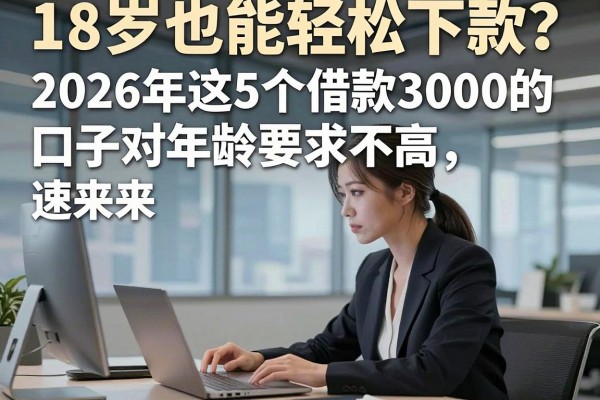 18岁也能轻松下款？2026年这5个借款3000的口子对年龄要求不高，速来
