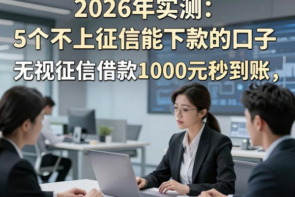 2026年实测：5个不上征信能下款的口子，无视征信借款1000元秒到账！