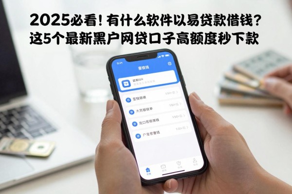 2025必看！有什么软件可以容易贷款借钱？这5个最新黑户网贷口子高额度秒下款