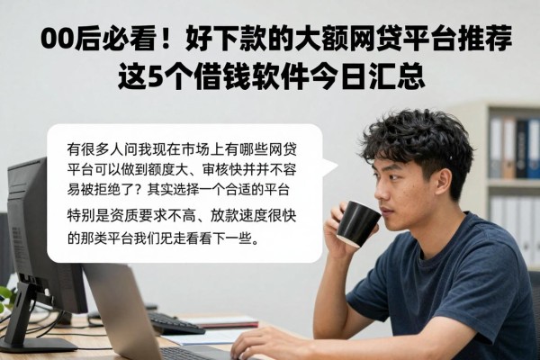 00后必看!好下款的大额网贷平台推荐,这5个借钱软件今日汇总