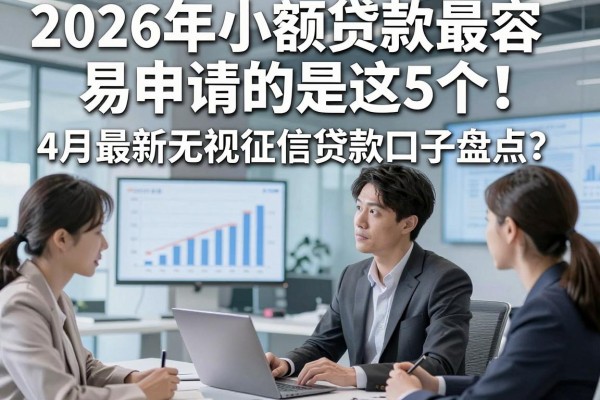 2026年小额贷款最容易申请的是这5个!4月最新无视征信贷款口子盘点