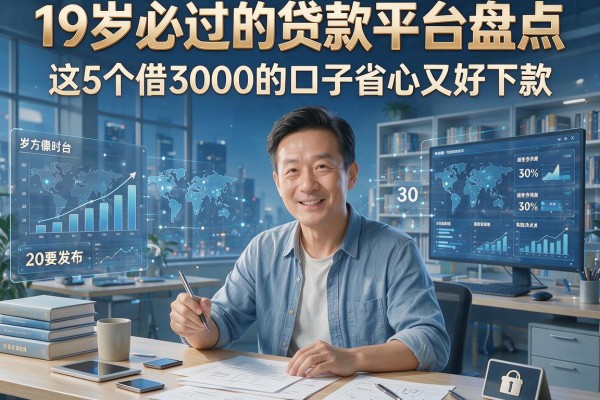19岁必过的贷款平台盘点，这5个借3000的口子省心又好下款