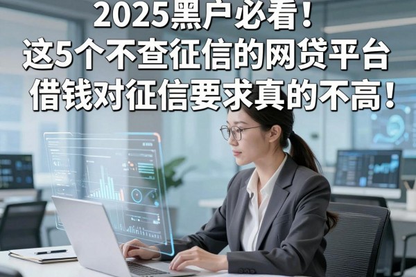 2025黑户必看!这5个不查征信的网贷平台,借钱对征信要求真的不高