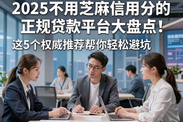 2025不用芝麻信用分的正规贷款平台大盘点！这5个权威推荐帮你轻松避坑
