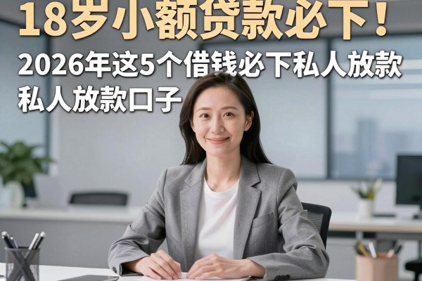 18岁小额贷款必下!2026年这5个借钱必下私人放款口子,体验超棒