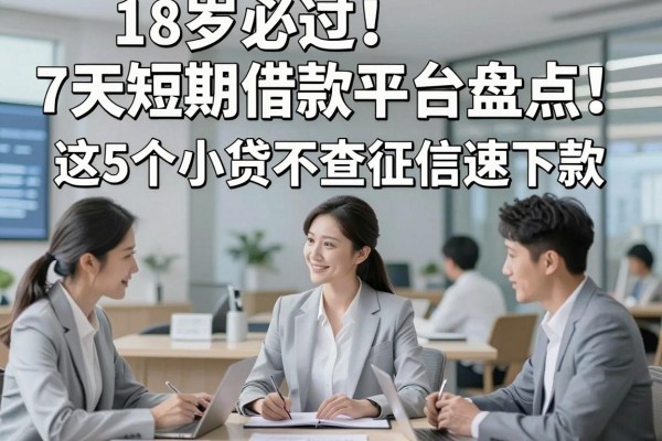 18岁必过!7天短期借款平台盘点,这5个小贷不查征信速下款