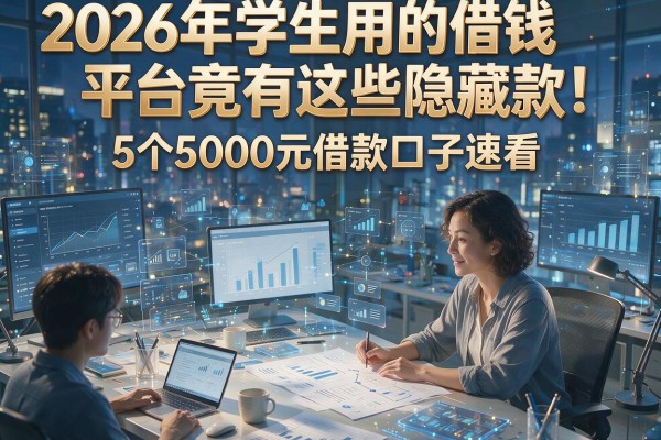 2026年学生用的借钱平台竟有这些隐藏款！5个5000元借款口子速看