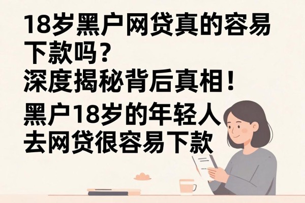 18岁黑户网贷真的容易下款吗?深度揭秘背后真相!