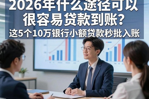2026年什么途径可以很容易贷款到账?这5个10万银行小额贷款秒批入账!