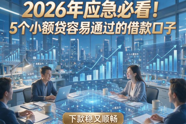 2026年应急必看！5个小额贷容易通过的借款口子，下款稳又顺畅