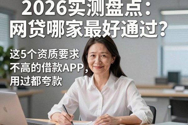 2026实测盘点:网贷哪家最好通过?这5个资质要求不高的借款APP,用过都夸下款稳!
