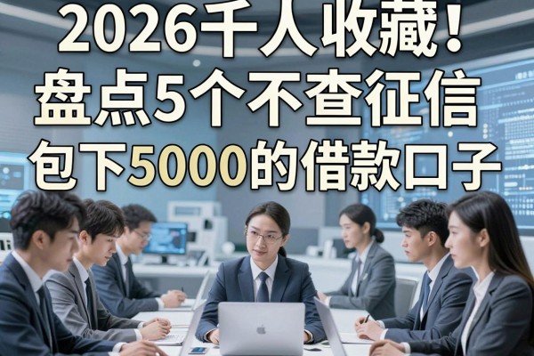 2026千人收藏！盘点5个不查征信、包下5000的借款口子