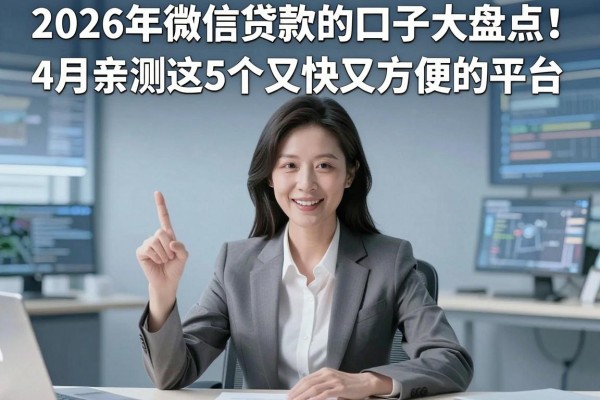 2026年微信贷款的口子大盘点!4月亲测这5个又快又方便的平台
