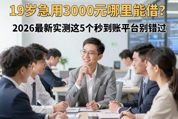 19岁急用3000元哪里能借？2026最新实测这5个秒到账平台别错过