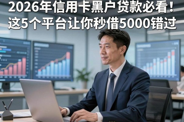 2026年信用卡黑户贷款必看!这5个平台让你秒借5000,别再错过!