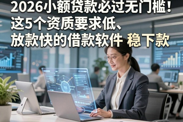2026小额贷款必过无门槛!这5个资质要求低、放款快的借款软件稳下款