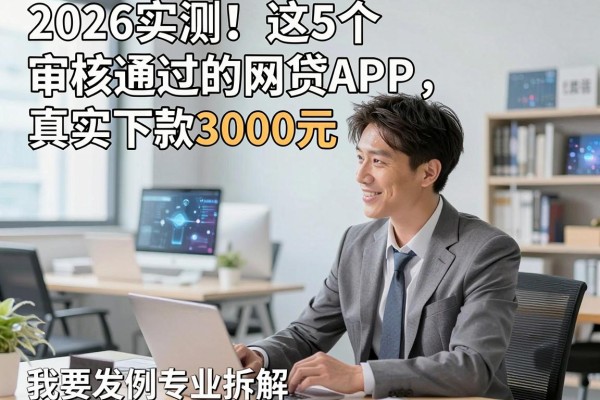 2026实测!这5个审核通过的网贷APP,真实下款3000元成功案例专业拆解
