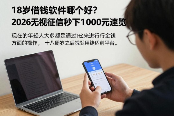 18岁借钱软件哪个好?2026无视征信秒下1000元速览