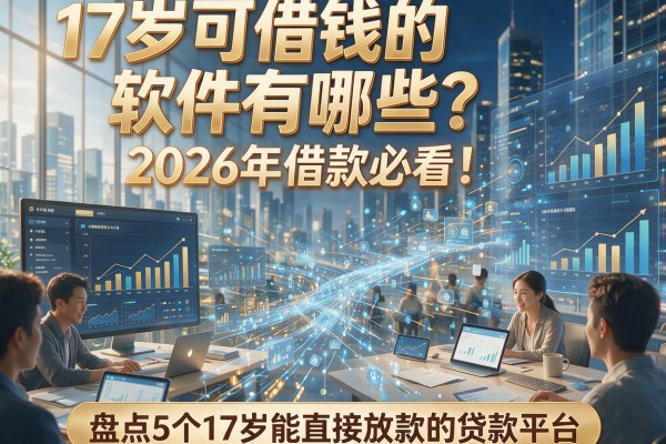 17岁可借钱的软件有哪些？2026年借款必看！盘点5个17岁能直接放款的贷款平台