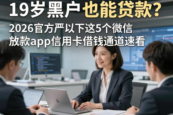 19岁黑户也能贷款?2026官方严筛下这5个微信放款App信用卡借钱通道速看