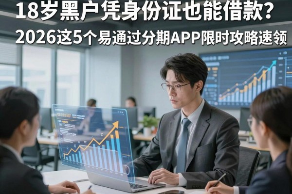 18岁黑户凭身份证也能借款?2026这5个易通过分期APP限时攻略速领!