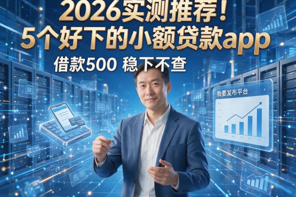 2026实测推荐!5个好下的小额贷款app,借款500稳下不查