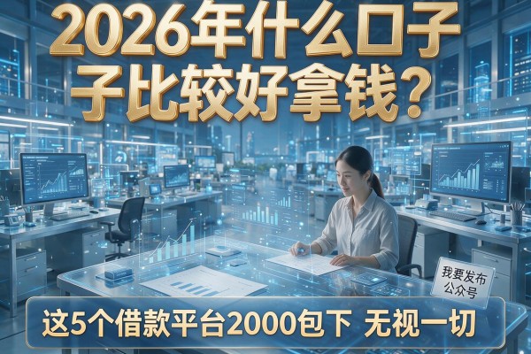 2026年什么口子比较好拿钱？这5个借款平台2000包下无视一切！