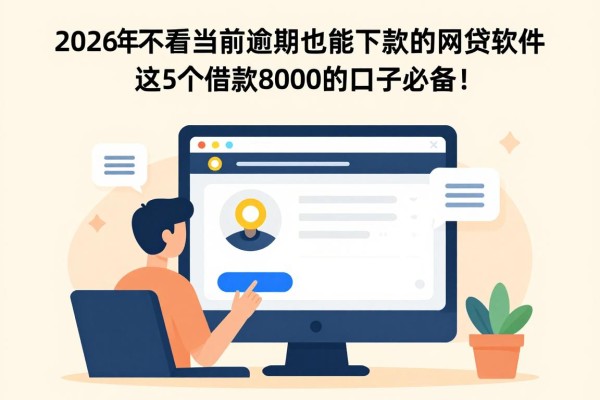 2026年不看当前逾期也能下款的网贷软件，这5个借款8000的口子必备！