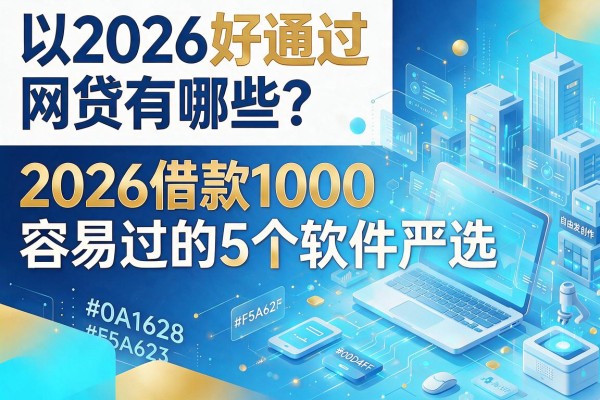 2026好通过网贷有哪些?2026借款1000容易过的5个软件严选