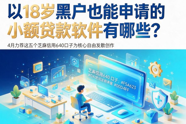 18岁黑户也能申请的小额贷款软件有哪些?4月力荐这五个芝麻信用640口子