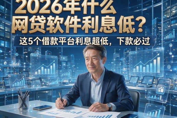 2026年什么网贷软件利息低？这5个借款平台利息超低、下款必过！