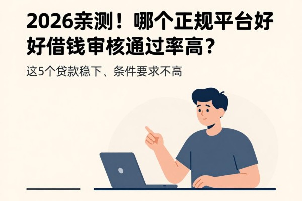2026亲测！哪个正规平台好借钱审核通过率高？这5个贷款稳下、条件要求不高