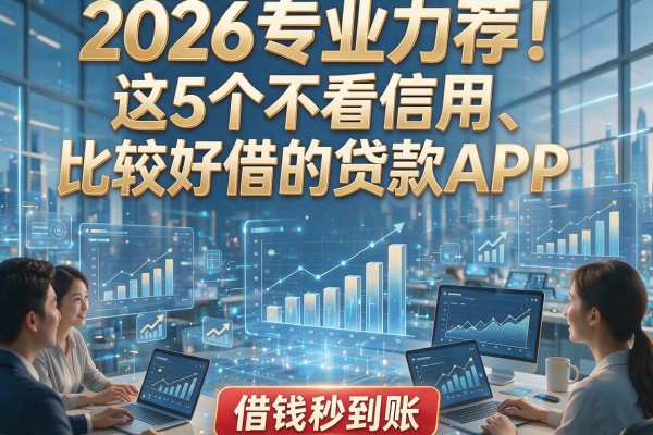 2026专业力荐！这5个不看信用、比较好借的贷款APP，借钱秒到账