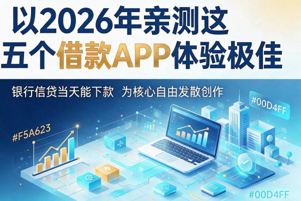 2026年亲测这五个借款APP体验极佳,银行信贷当天能下款