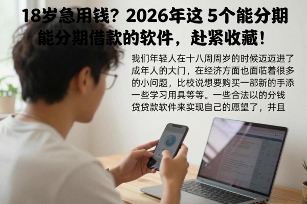 18岁急用钱?2026年这5个能分期借款的软件,赶紧收藏!