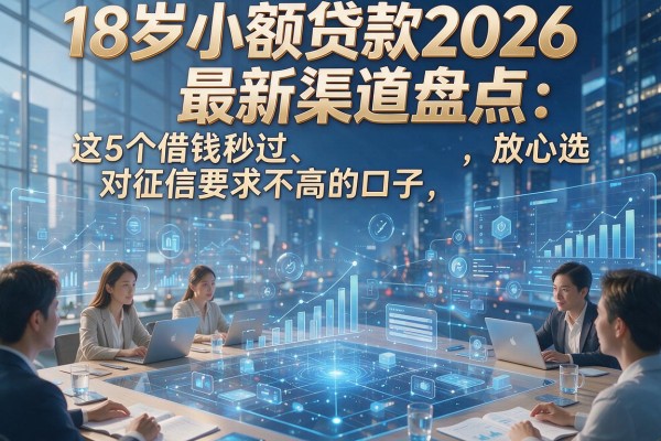 18岁小额贷款2026最新渠道盘点：这5个借钱秒过、对征信要求不高的口子，放心选！