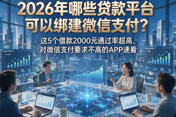 2026年哪些贷款平台可以绑定微信支付?这5个借款2000元通过率超高、对微信支付要求不高的APP速看