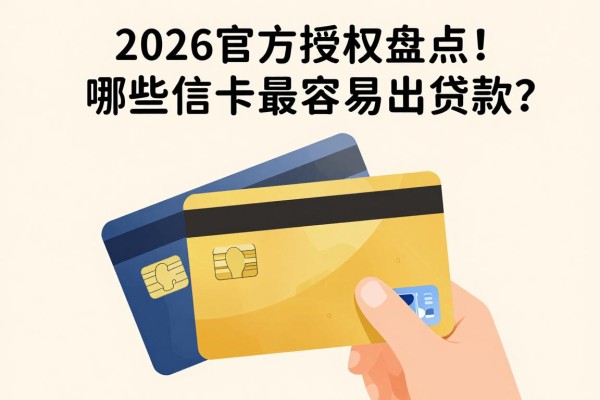 2026官方授权盘点!哪些信用卡最容易出贷款?深度汇总来了!