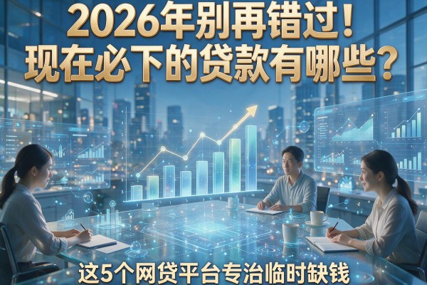 2026年别再错过！现在必下的贷款有哪些？这5个网贷平台专治临时缺钱
