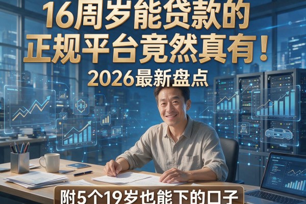 16周岁能贷款的正规平台竟然真有!2026最新盘点,附5个19岁也能下的口子